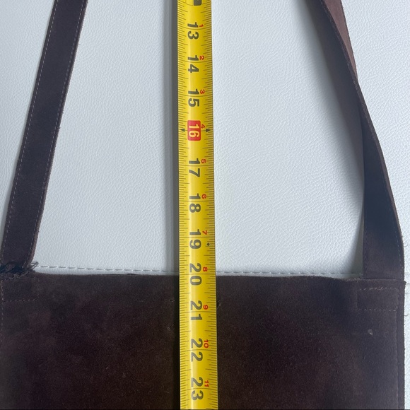 Vintage GAP leather fringed crossbody bag - Picture 7 of 8